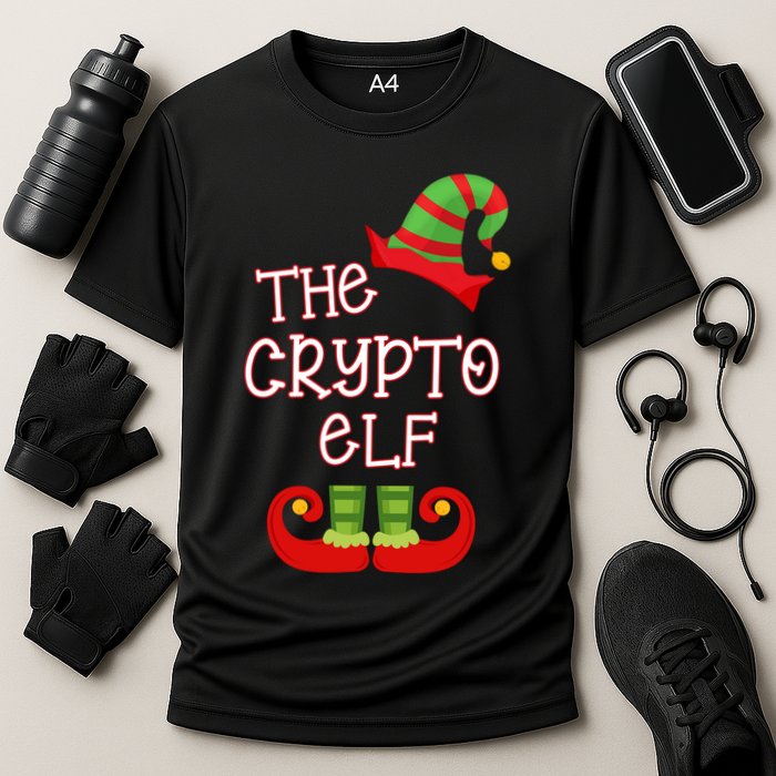 The Crypto Elf Funny Family Matching Christmas Performance Shirt