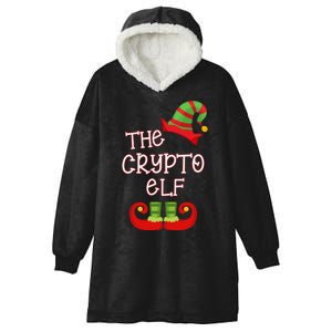 The Crypto Elf Funny Family Matching Christmas Hooded Wearable Blanket