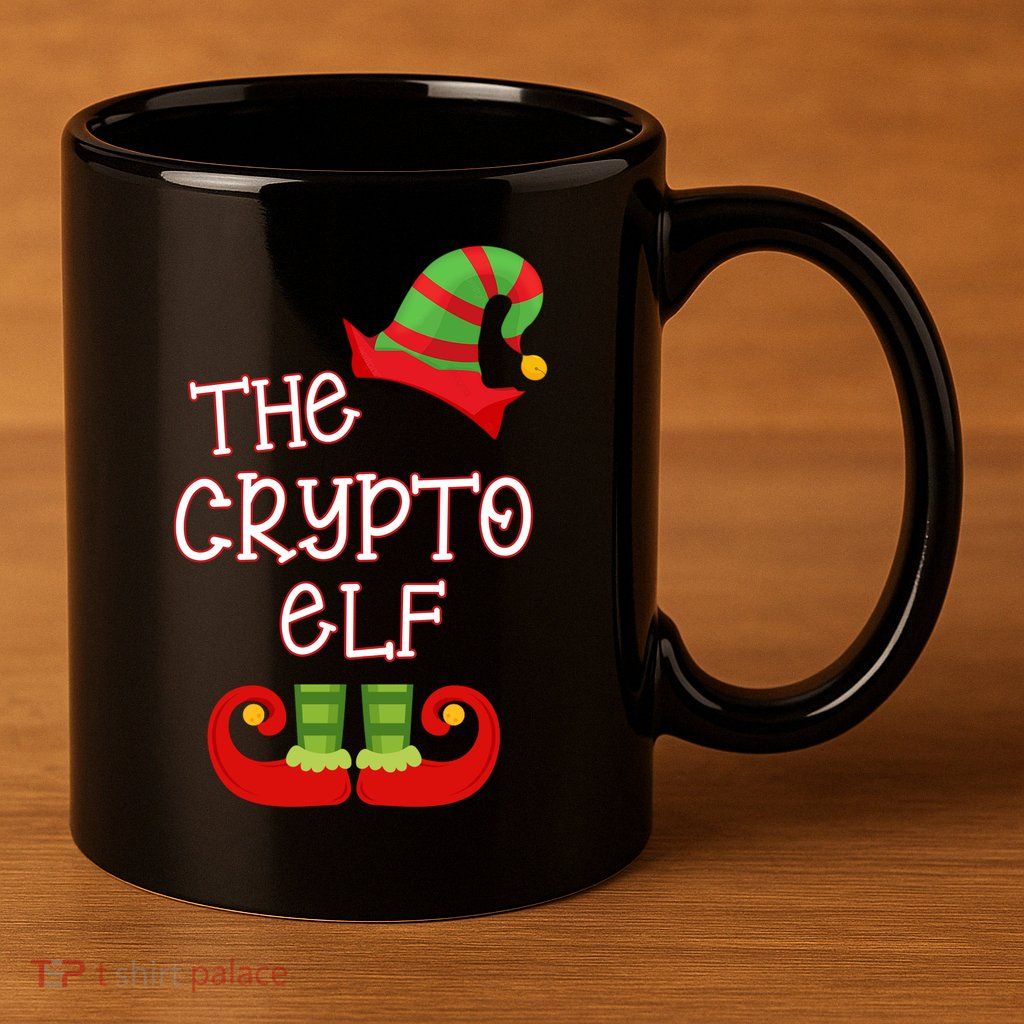 The Crypto Elf Funny Family Matching Christmas 11oz C Handle Ceramic Mug