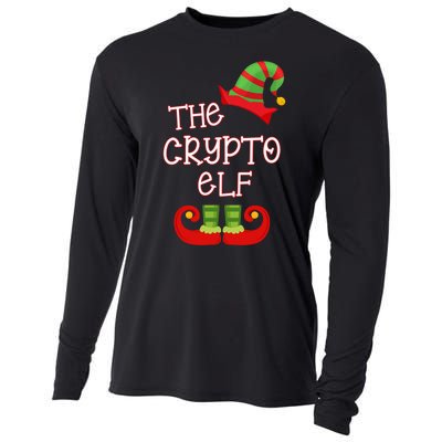 The Crypto Elf Funny Family Matching Christmas Cooling Performance Long Sleeve Crew