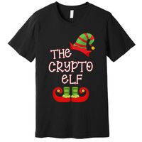 The Crypto Elf Funny Family Matching Christmas Premium T-Shirt