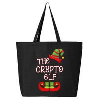 The Crypto Elf Funny Family Matching Christmas 25L Jumbo Tote