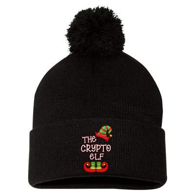 The Crypto Elf Funny Family Matching Christmas Pom Pom 12in Knit Beanie