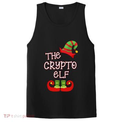The Crypto Elf Funny Family Matching Christmas PosiCharge Competitor Tank