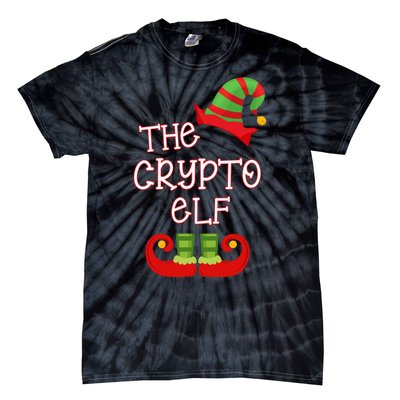 The Crypto Elf Funny Family Matching Christmas Tie-Dye T-Shirt