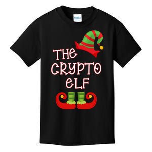 The Crypto Elf Funny Family Matching Christmas Kids T-Shirt