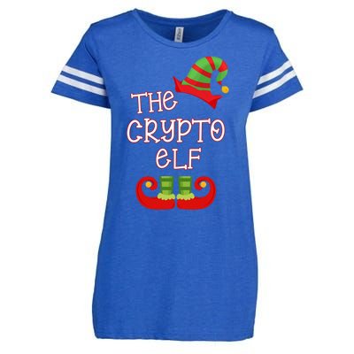 The Crypto Elf Funny Family Matching Christmas Enza Ladies Jersey Football T-Shirt