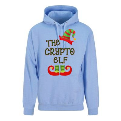 The Crypto Elf Funny Family Matching Christmas Unisex Surf Hoodie