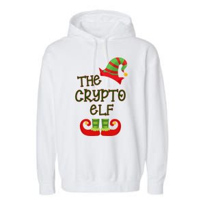 The Crypto Elf Funny Family Matching Christmas Garment-Dyed Fleece Hoodie