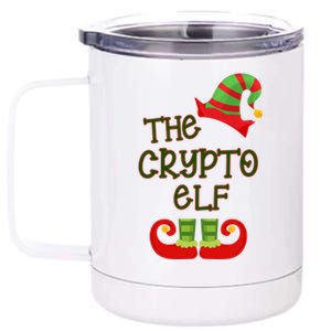 The Crypto Elf Funny Family Matching Christmas 12 oz Stainless Steel Tumbler Cup