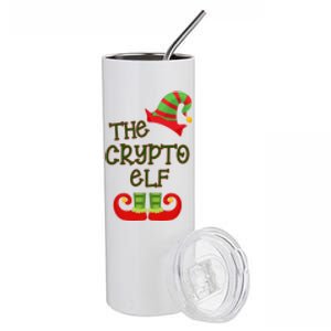 The Crypto Elf Funny Family Matching Christmas Stainless Steel Tumbler