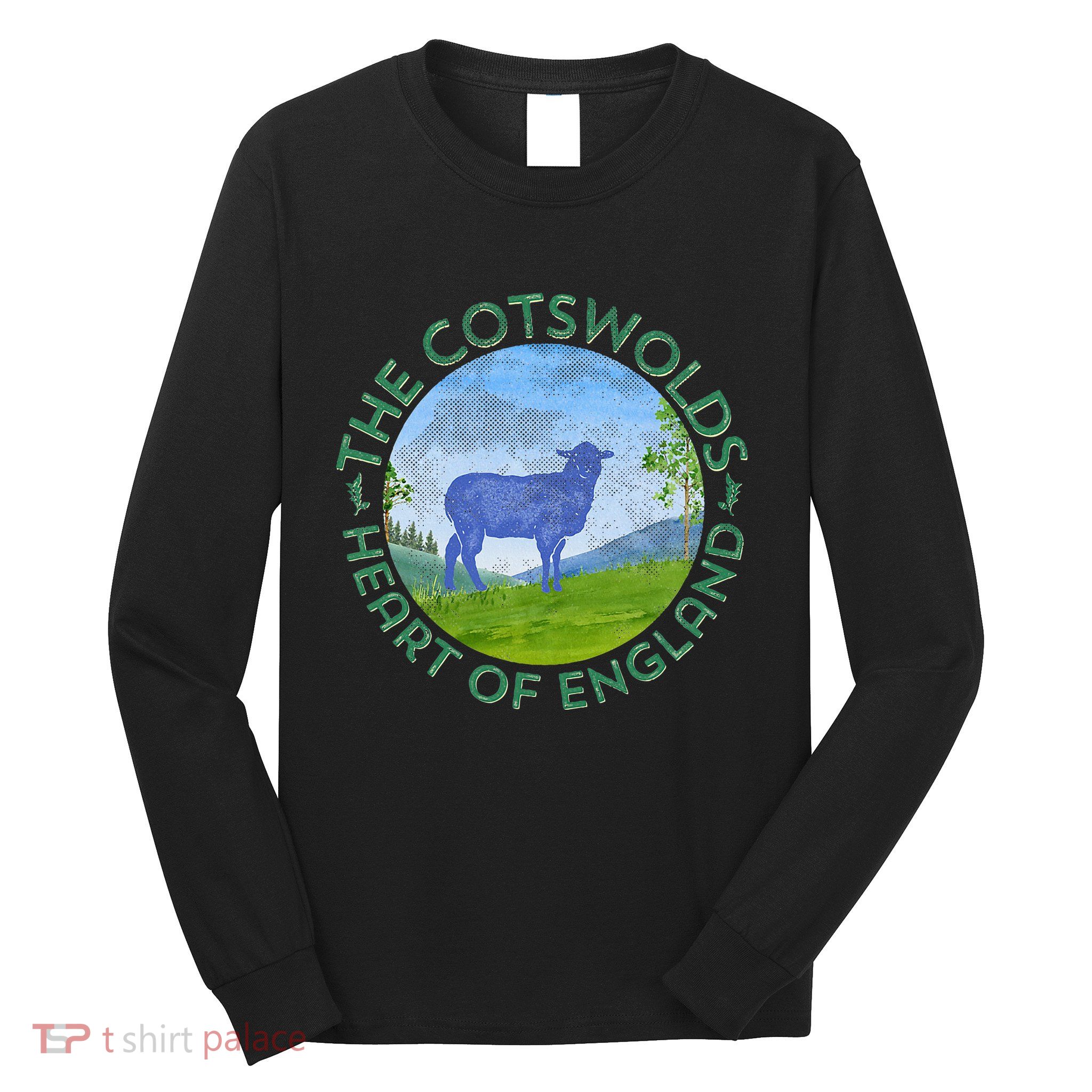 The Cotswolds England Uk S.H.E.E.P Women Gardeners Long Sleeve Shirt