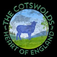 The Cotswolds England Uk S.H.E.E.P Women Gardeners V-Neck T-Shirt