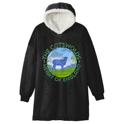 The Cotswolds England Uk S.H.E.E.P Women Gardeners Hooded Wearable Blanket
