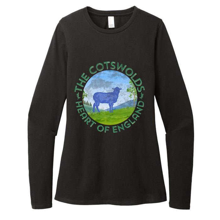 The Cotswolds England Uk S.H.E.E.P Women Gardeners Womens CVC Long Sleeve Shirt