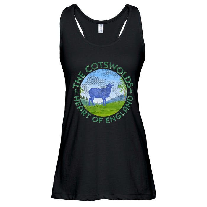 The Cotswolds England Uk S.H.E.E.P Women Gardeners Ladies Essential Flowy Tank