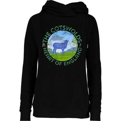 The Cotswolds England Uk S.H.E.E.P Women Gardeners Womens Funnel Neck Pullover Hood