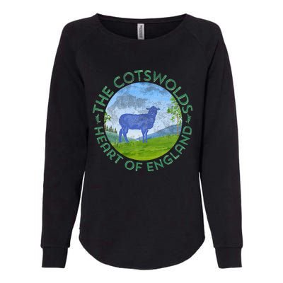 The Cotswolds England Uk S.H.E.E.P Women Gardeners Womens California Wash Sweatshirt