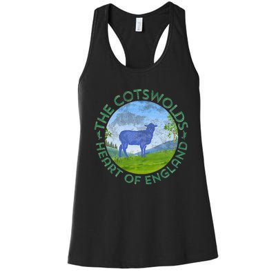 The Cotswolds England Uk S.H.E.E.P Women Gardeners Women's Racerback Tank