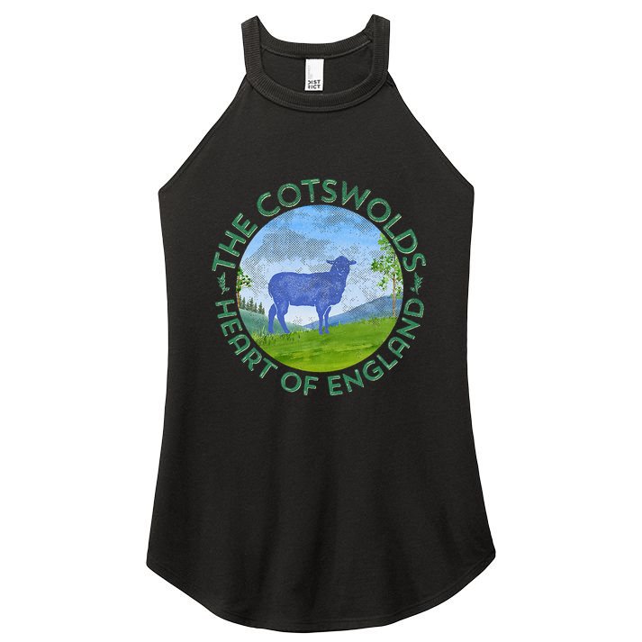 The Cotswolds England Uk S.H.E.E.P Women Gardeners Women's Perfect Tri Rocker Tank
