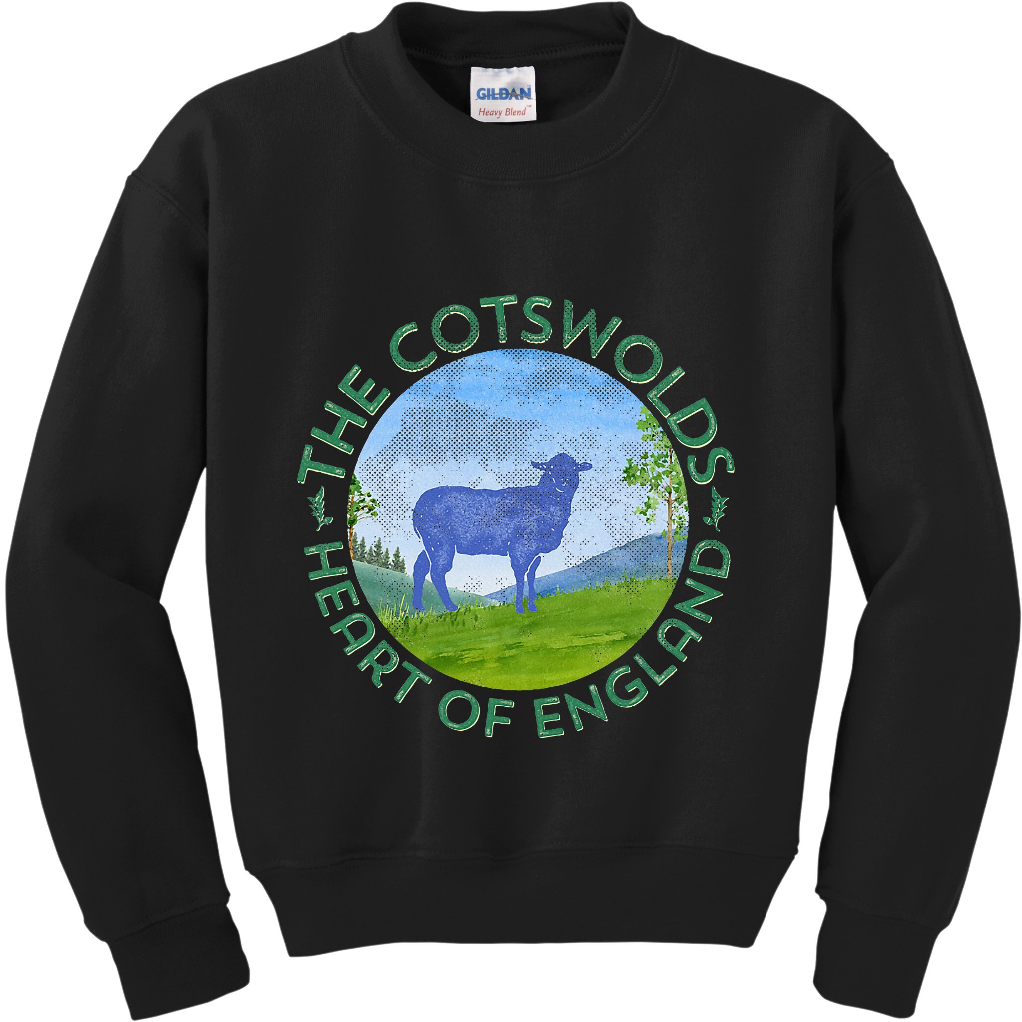 The Cotswolds England Uk S.H.E.E.P Women Gardeners Kids Sweatshirt