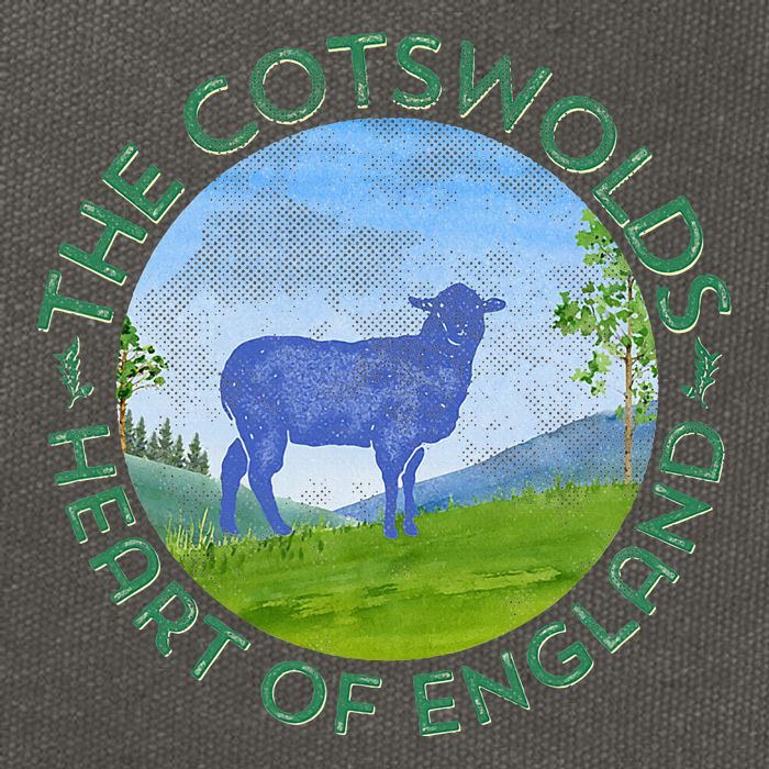The Cotswolds England Uk S.H.E.E.P Women Gardeners Cotton Canvas Backpack