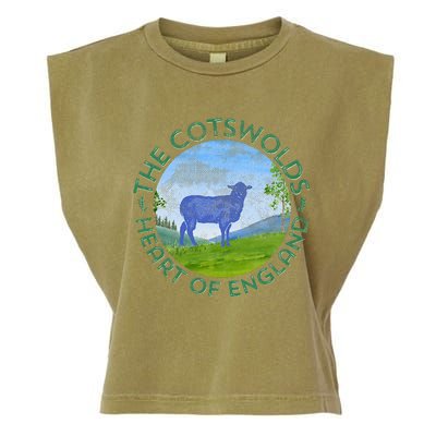 The Cotswolds England Uk S.H.E.E.P Women Gardeners Garment-Dyed Women's Muscle Tee