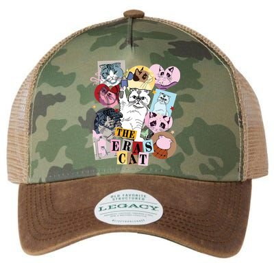 The Cat Eras In My Cat Mom Era Cat Lover Legacy Tie Dye Trucker Hat