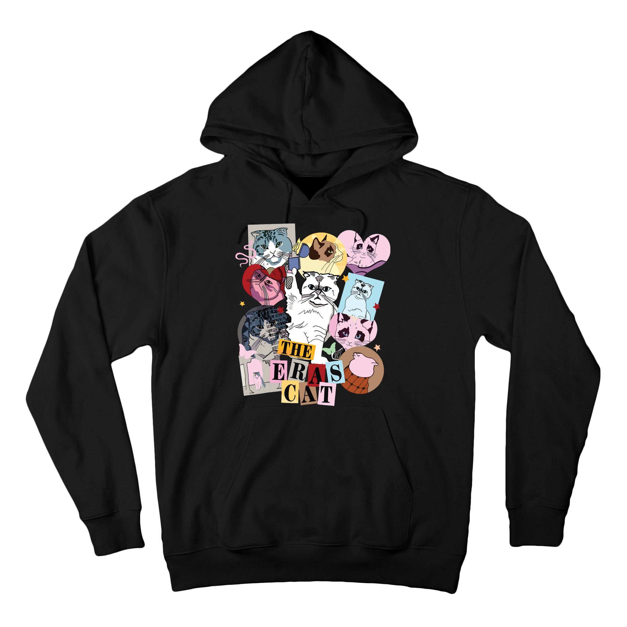 The Cat Eras In My Cat Mom Era Cat Lover Tall Hoodie