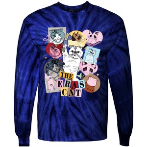 The Cat Eras In My Cat Mom Era Cat Lover Tie-Dye Long Sleeve Shirt