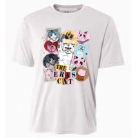 The Cat Eras In My Cat Mom Era Cat Lover Cooling Performance Crew T-Shirt