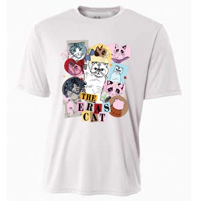 The Cat Eras In My Cat Mom Era Cat Lover Cooling Performance Crew T-Shirt