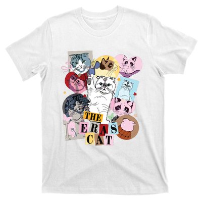 The Cat Eras In My Cat Mom Era Cat Lover T-Shirt