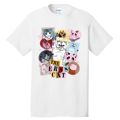 The Cat Eras In My Cat Mom Era Cat Lover Tall T-Shirt