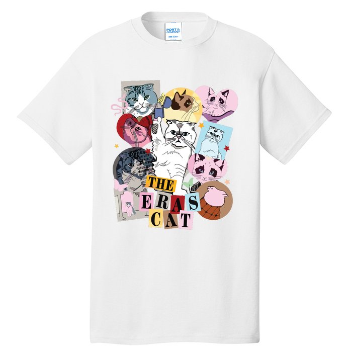 The Cat Eras In My Cat Mom Era Cat Lover Tall T-Shirt