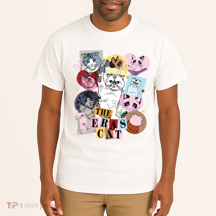 The Cat Eras In My Cat Mom Era Cat Lover Tall T-Shirt