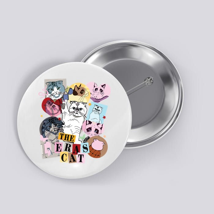 The Cat Eras In My Cat Mom Era Cat Lover Button