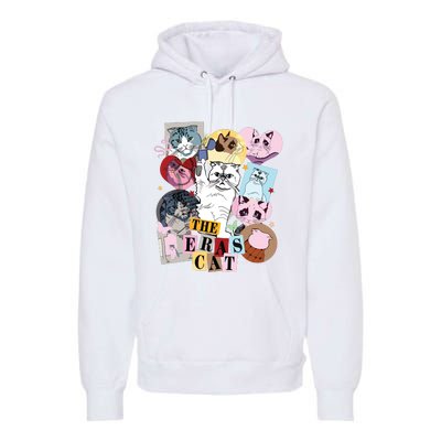 The Cat Eras In My Cat Mom Era Cat Lover Premium Hoodie