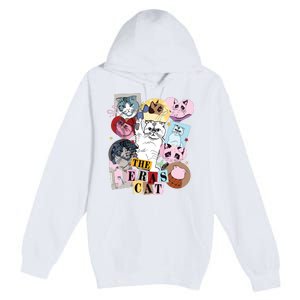 The Cat Eras In My Cat Mom Era Cat Lover Premium Pullover Hoodie