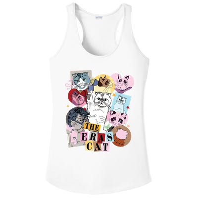 The Cat Eras In My Cat Mom Era Cat Lover Ladies PosiCharge Competitor Racerback Tank