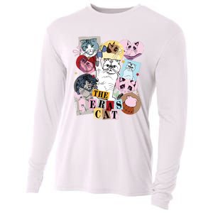 The Cat Eras In My Cat Mom Era Cat Lover Cooling Performance Long Sleeve Crew