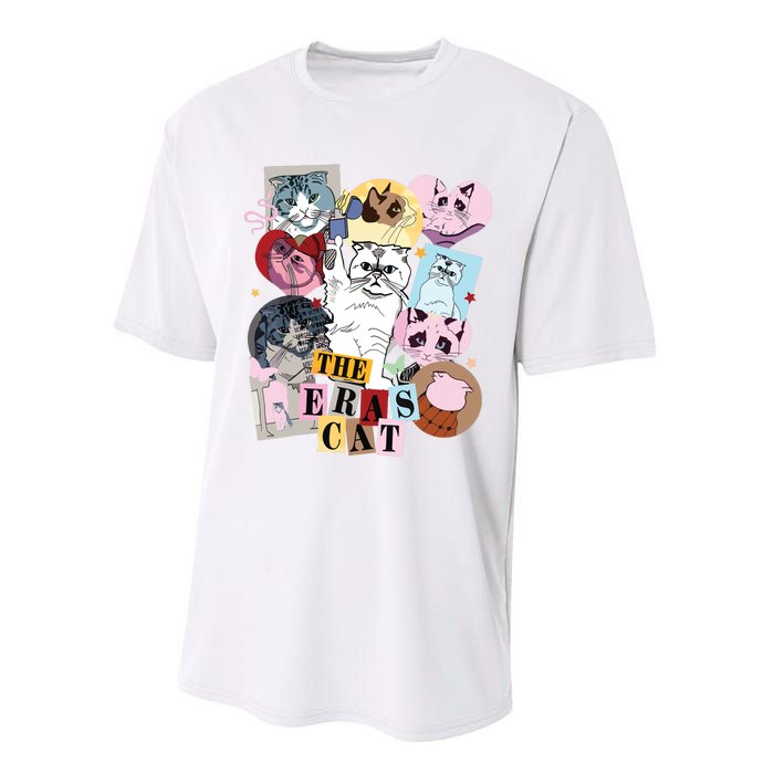 The Cat Eras In My Cat Mom Era Cat Lover Performance Sprint T-Shirt