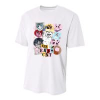 The Cat Eras In My Cat Mom Era Cat Lover Youth Performance Sprint T-Shirt