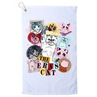 The Cat Eras In My Cat Mom Era Cat Lover Golf Towel