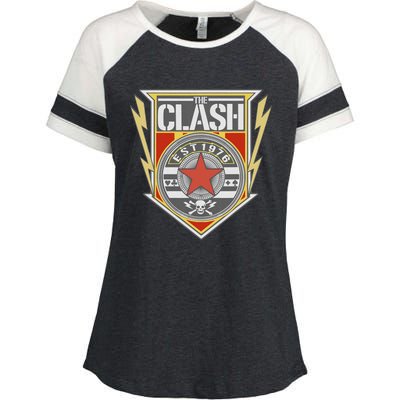 The C.L.A.S.H Est 1976 Shield Enza Ladies Jersey Colorblock Tee