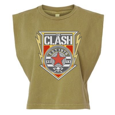 The C.L.A.S.H Est 1976 Shield Garment-Dyed Women's Muscle Tee