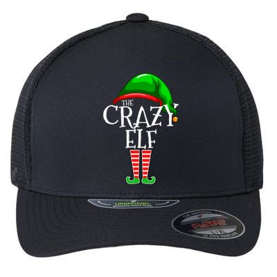 The Crazy Elf Family Matching Group Christmas Gift Funny Flexfit Unipanel Trucker Cap