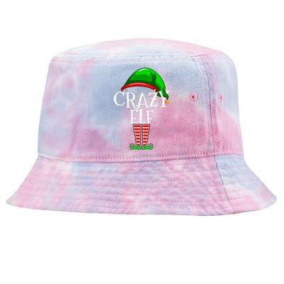 The Crazy Elf Family Matching Group Christmas Gift Funny Tie-Dyed Bucket Hat