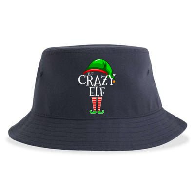 The Crazy Elf Family Matching Group Christmas Gift Funny Sustainable Bucket Hat