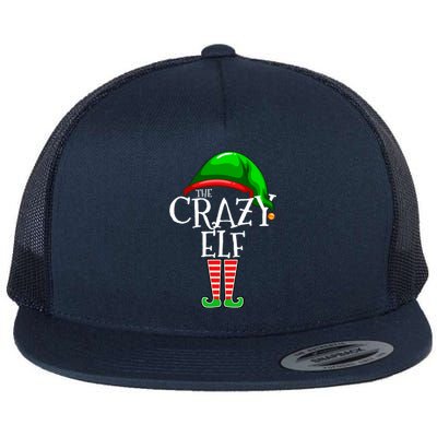 The Crazy Elf Family Matching Group Christmas Gift Funny Flat Bill Trucker Hat